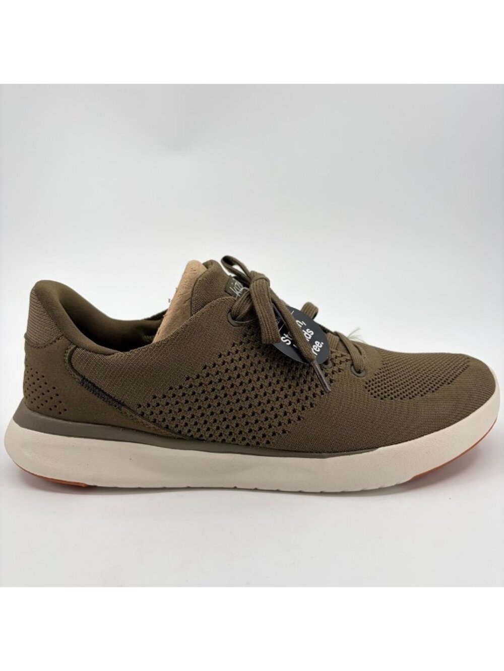 Kizik Lima Mens Size 10 Olive Green Athletic Running Hands Free Shoes Sneakers